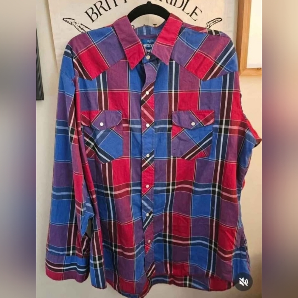 Men's Vintage Wrangler Pearl Snap